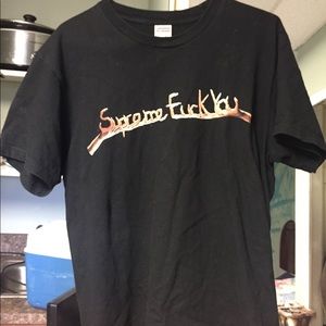 Supreme f*ck you t shirt